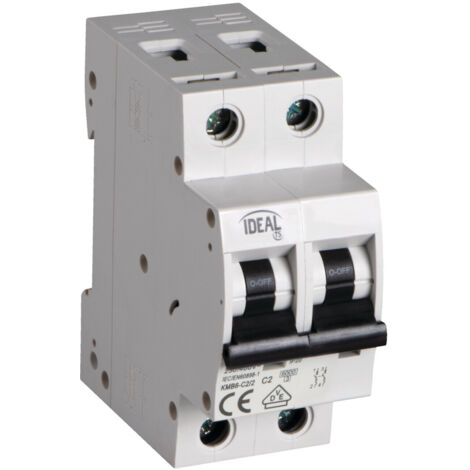 Interruttore modulare 2P - 2A - Rail TH35 - IP20 - Kanlux