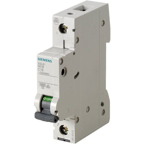 Interruttore modulare Siemens 4 ampere colore grigio