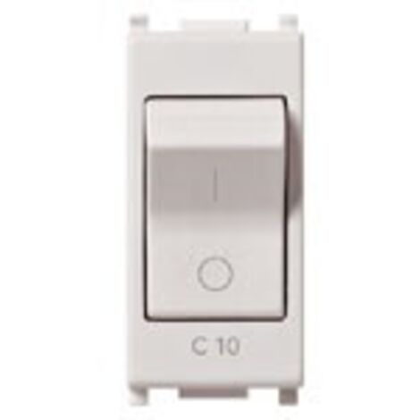 Interruttore MT vimar 14405.10 plana 1P+N C10 120-230V