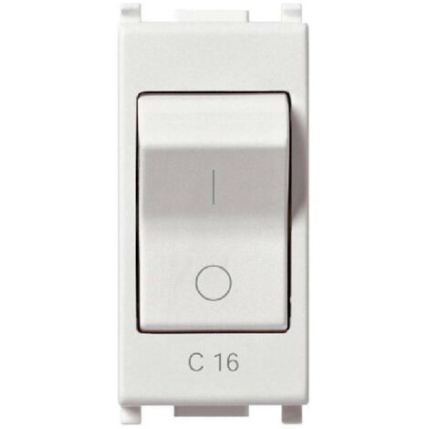 Interruttore MT vimar 14405.16 plana 1P+N C16 120-230V