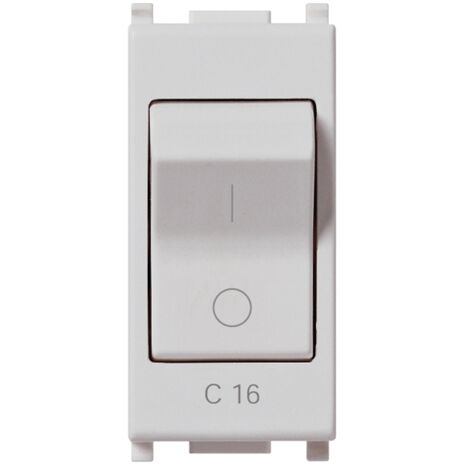 Interruttore MT vimar 14405.16 plana silver 1P+N C16 120-230V