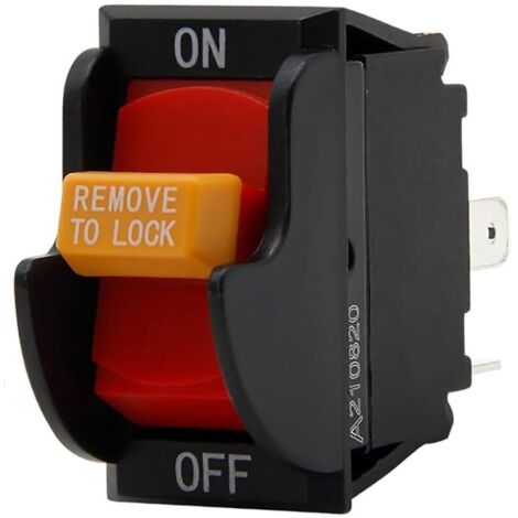 Interruttore on/off a 2 pin, ricambio per Ryobi 46023 Delta/Porter Cable 489105-00 438010170141, per seghe da tavolo, trapani, elettroutensili, pialle, seghe a nastro