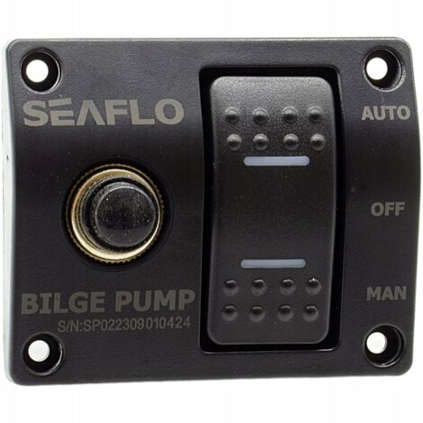INTERRUTTORE ON/OFF INTERRUTTORE AUTOMATICO POMPA DI SENTINA 12V 24V PANNELLO