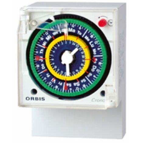 Interruttore orario analogico 24 ore CRONO QRD Orbis 050623