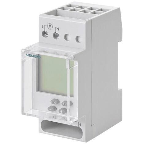 Interruttore orario Siemens settimanale digitale 1NO/NC 230V 2M 7LF45110