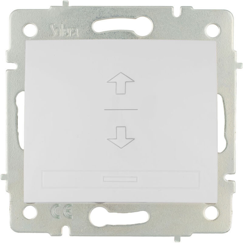 Image of Interruttore per tapparelle 10a 250v bianco s.europa solera erp21