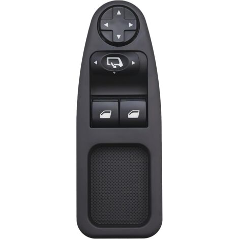 Interruttore principale alzacristallo elettrico anteriore sinistro lato guida 6554.ZJ, interruttore alzacristallo compatibile con Citroen Jumpy Dispatch Peugeot Expert Master Fiat Scudo