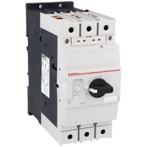 Interruttore Salvamotore Sm3P80-100A ( LOVATO cod. SM3R9900 )