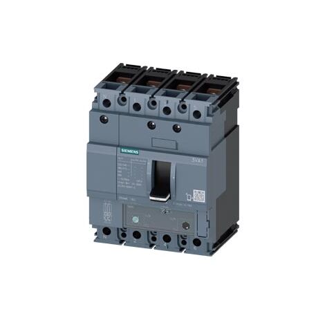 Interruttore Scatolato Bassa Tensione 3Va Iec Con Scatto Termico Magnetico 3Va11 Telaio Con capacità Di Rottura Media (Classe M) 100A 4 Poli
