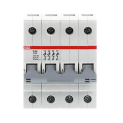 Interruttore sezionatore 4 poli e204 100g 100a abb m646291