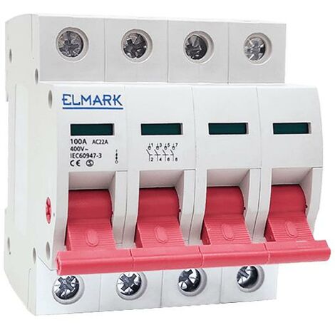 INTERRUTTORE SEZIONATORE 4X63A 4 MODULI