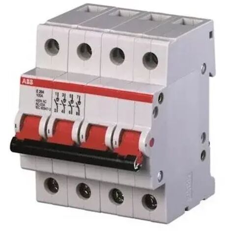 Interruttore sezionatore ABB E204/125G 4P 125A 4M M646314