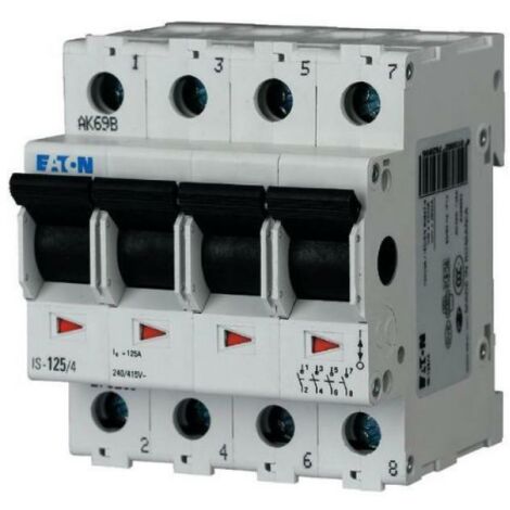 Interruttore sezionatore Eaton 40A 4 poli 4 moduli 276273