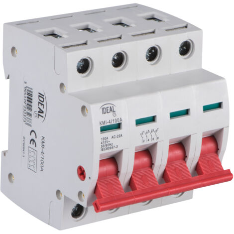Interruttore sezionatore ideale KMI 100A 4P