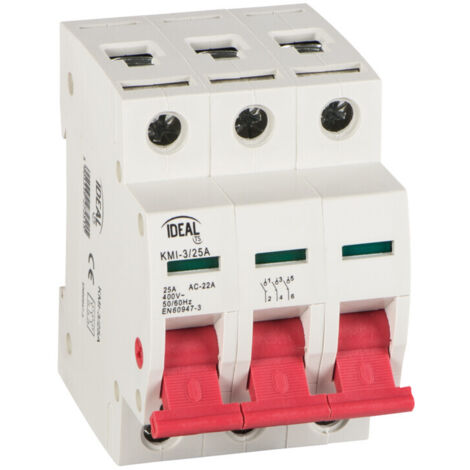 Interruttore sezionatore ideale KMI 25A 3P
