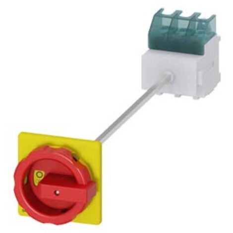 Interruttore sezionatore Rosso, Giallo 3 poli 35 mm² 63 A 690 V/AC Siemens 3LD25140TK53