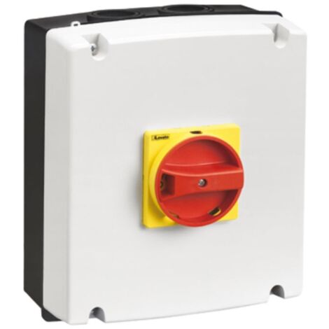 Interruttore sezionatore rotativo Lovato da parete 3X63A IP65 GAZ063SA
