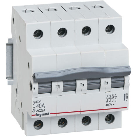 Interruttore sezionatore RX3 40A 4P