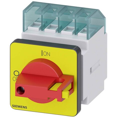 Interruttore Siemens Lasttrennschalter 3LD2022-0TK13 Rosso 16A IP65