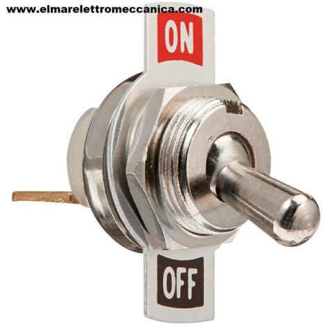 Interruttore stop universale "on-off" con fissaggio a ghiera 330040