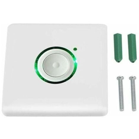 Interruttore timer da parete, AC110 220V per esterni, interruttore timer a contatto touch con LED, 16 livelli
