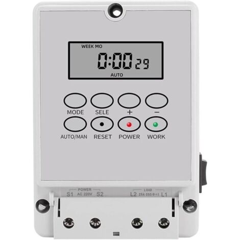 Interruttore timer digitale per campanello scolastico, controller automatico per campanello con microcomputer intelligente ZTY-08, 220 V, 80 gruppi di tempo programmabili