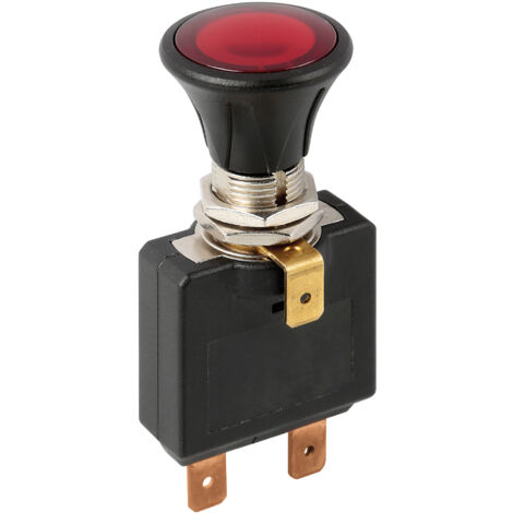 Interruttore tira-spingi con spia a Led - 12/24V - 50A