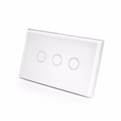 Interruttore Touch Pulsanti In Vetro Temperato Ad Incasso Placchetta 503 1 A 4