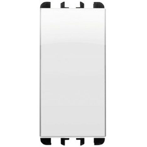 Interruttore Unipolare 1P 10A Urmet Simon Nea bianco ghiaccio 10101BG