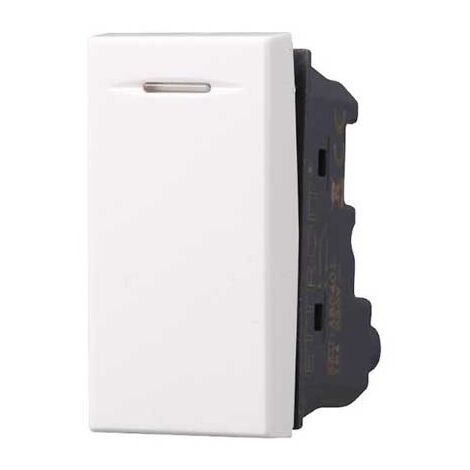 Interruttore unipolare 1P 16A compatibile Bticino Axolute colore bianco Ettroit AB0401