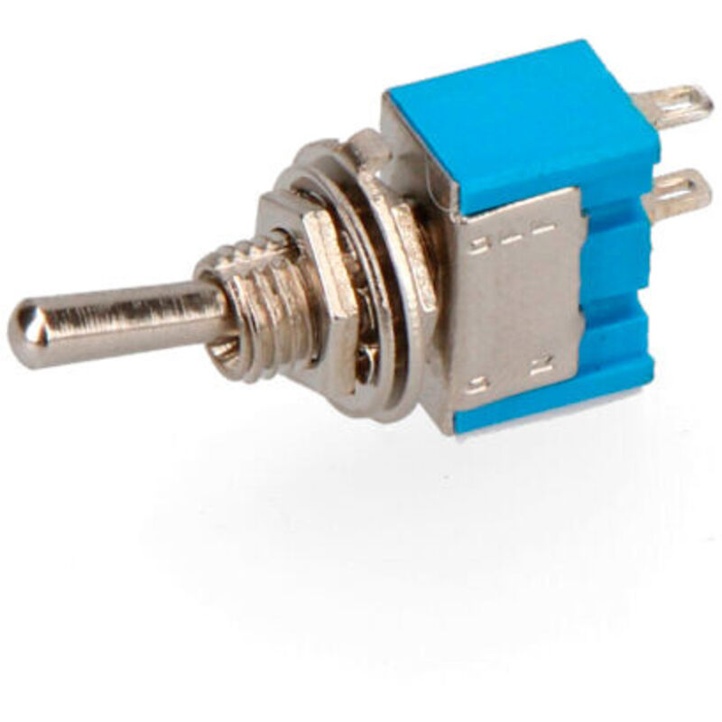 Miniinterruttore unipolare in metallo 3a