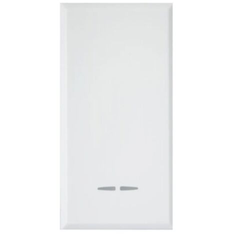 Interruttore unipolare illuminabile 1 modulo Bianco Whitek S44 Ave 446001