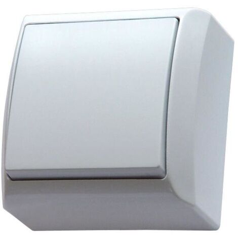 Interruttore unipolare, N/T IP20, bianco BIS