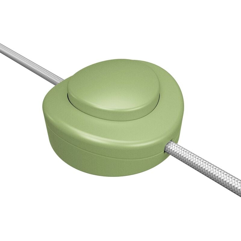 Image of Creative Cables - Interruttore unipolare rompifilo a pedale Creative Switch verde prato Verde prato - Verde prato