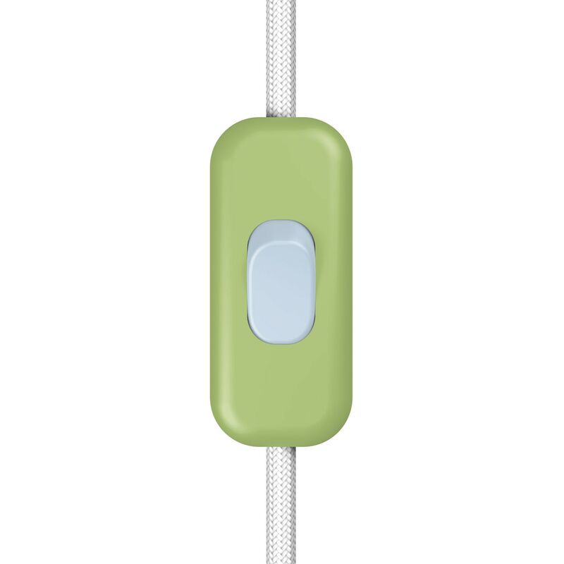 Image of Creative Cables - Interruttore unipolare rompifilo Creative Switch verde prato Blu carta da zucchero - Blu carta da zucchero
