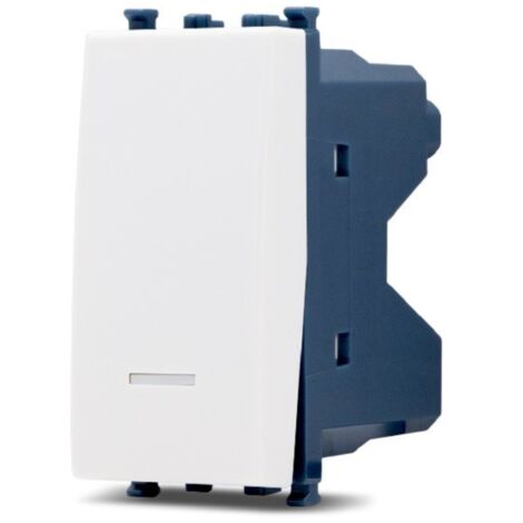 INTERRUTTORE UNIPOLARE SPIA SUN-T5 961B BIANCO