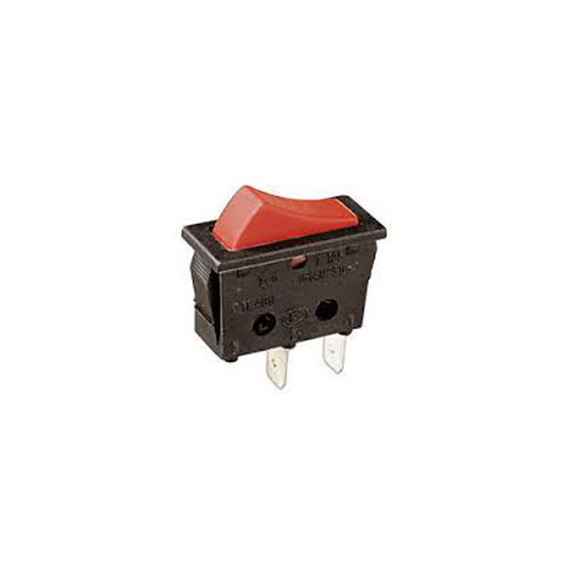 Image of Interruttore unipolare Tipo di interruttore Electro Dh Colore nero e rosso 11.400.C/NR 8430552043682