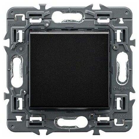 Interruttore VALENA NEXT 1P 10A scuro LEGRAND 741442