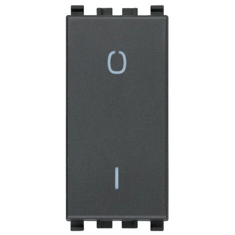Interruttore Vimar Eikon 2P 16AX grigio