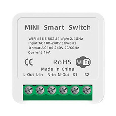 Interruttore Smart Home a 3 posizioni Touch WiFi Bianco LKM-SMSWT03W LKM  Security Cristallo Temperato Controllo a Led