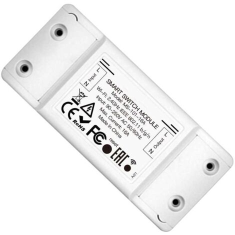 Interruttore WIFI 16A WIFI 2.4G TUYA, Smart Life 16A AC 90-250V 50/60HZ 3500W