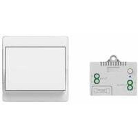Interruttore wireless autoalimentato, senza batteria, telecomando wireless per luci ed elettrodomestici, impermeabile e sicuro, può essere installato direttamente in un bagno, ecc.