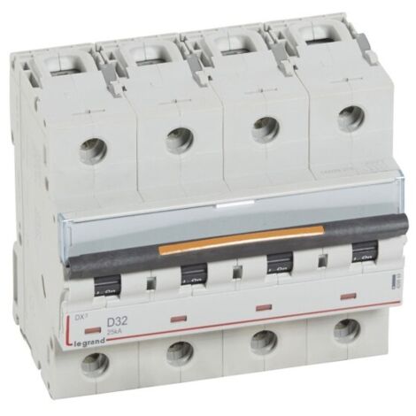 Interruttori automatici Legrand 409849 DX≥ - 25KA - curva D - tetrapolare - 400V - 32A