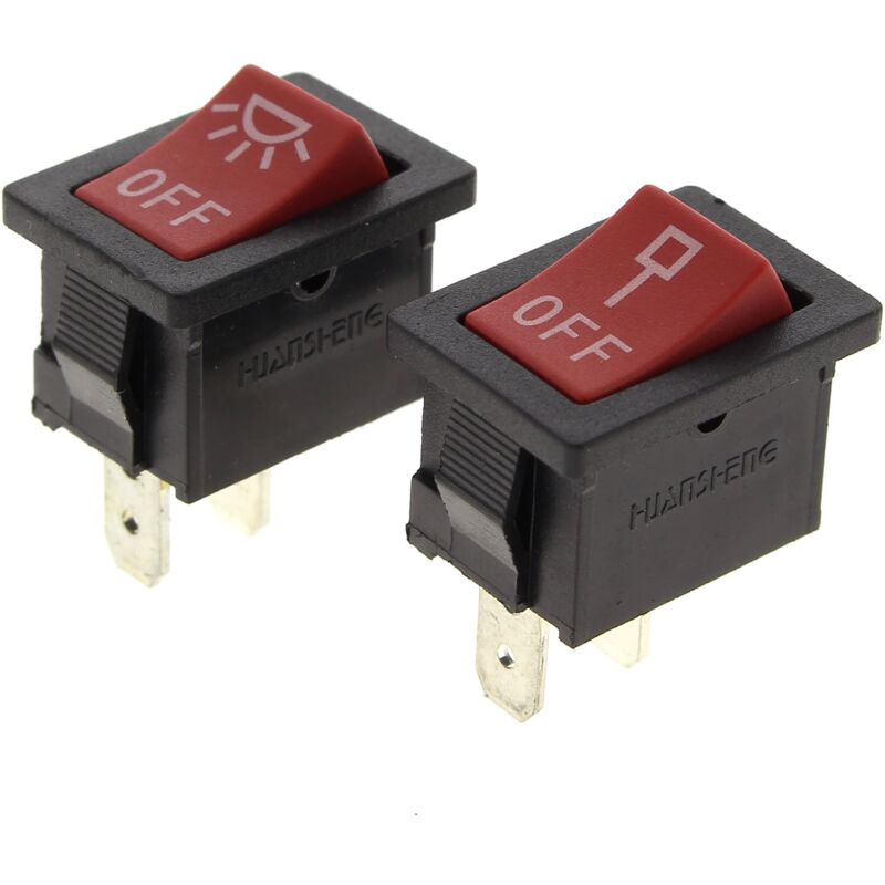 Interruttori rossi e neri per troncatrice Metabo