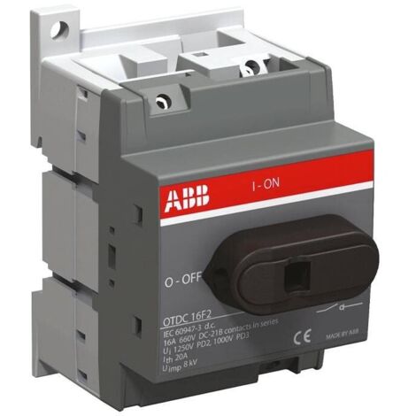 Inter.Sec PV 16A 660VDC montage Fond d'Armoire 1SCA121454R1001 ABB 952599