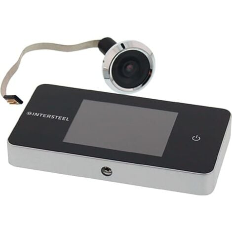 INTERSTEEL Digitaler Türspion Basic Ku.silber 100Grad 38 mm/110mm - 99405504