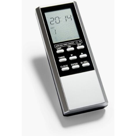 Intertechno ITZ-505 trasmettitore palmare timer wireless, argento/grigio