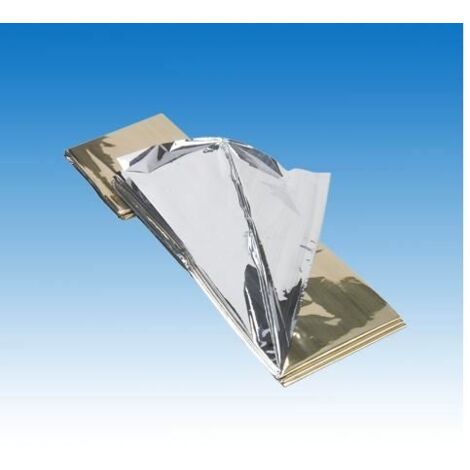 INTERUNION Rettungsdecke 160x210cm Gold/Silber für Verbandskasten