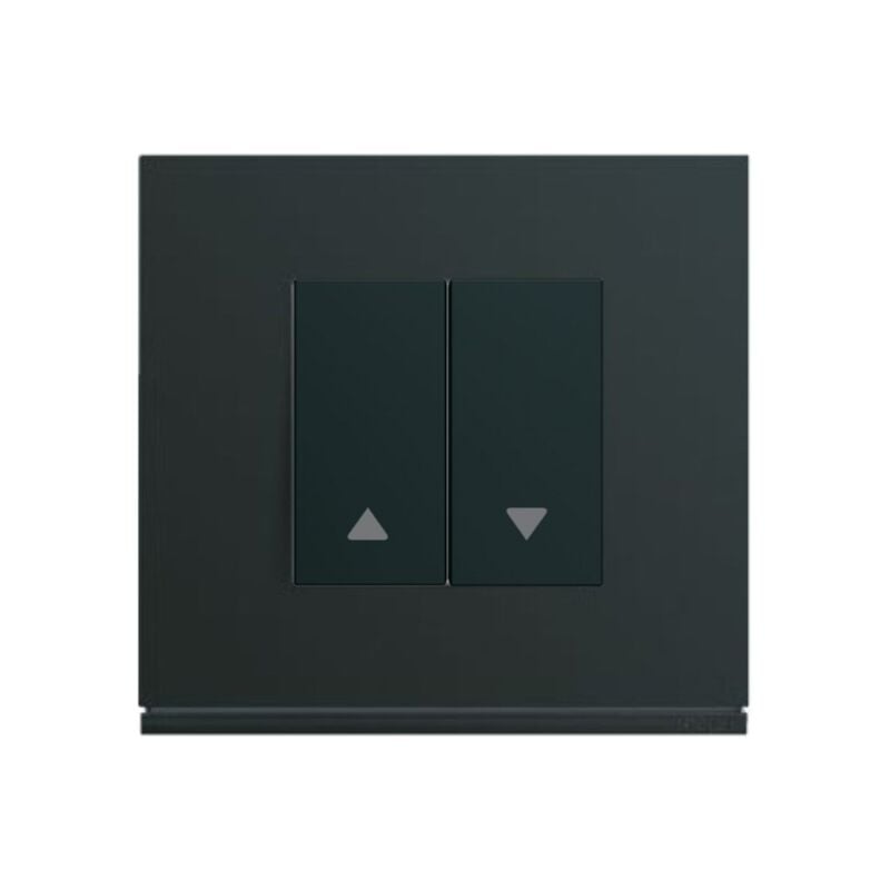 Hager - interrupteur volet roulant complet gallery noir