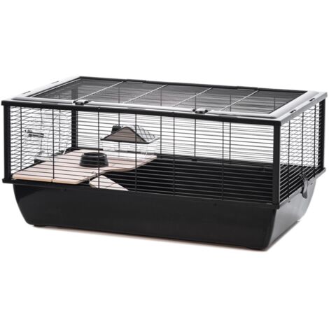 INTERZOO Bob madera negro 780x480x360